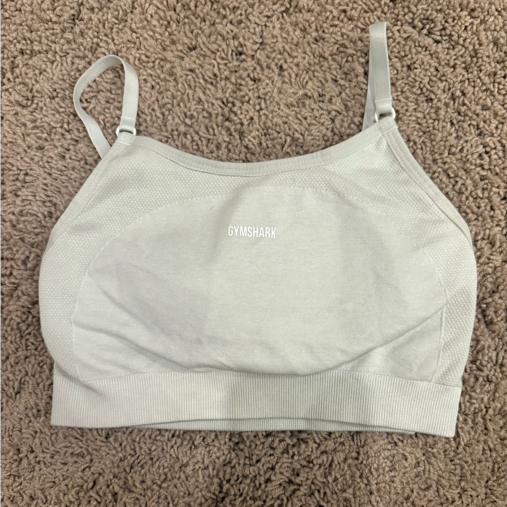 Gymshark Women's Yellow Sports Bra Top